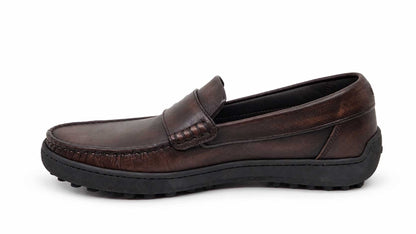 Orfeo Brown Driving Loafers