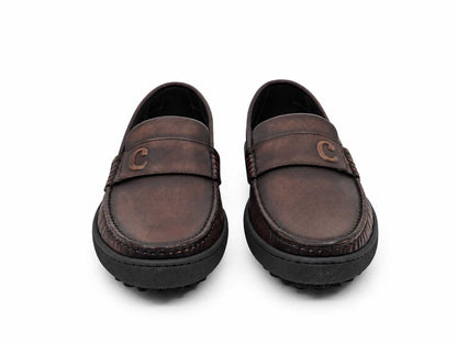 Orfeo Brown Driving Loafers