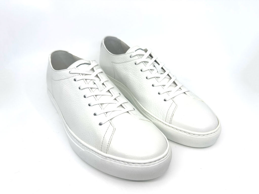 Miguel White Men's Leather Sneakers
