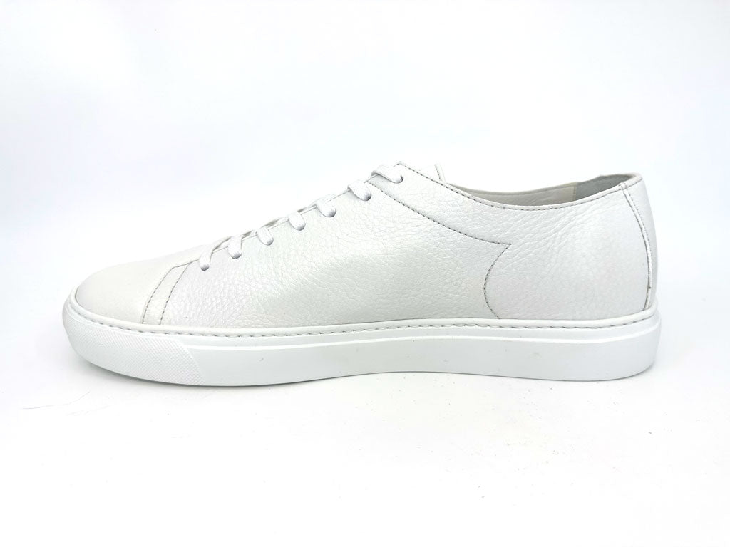 Miguel White Men's Leather Sneakers
