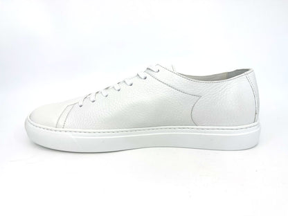 Miguel White Men's Leather Sneakers