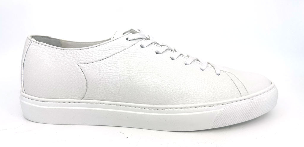 Miguel White Men's Leather Sneakers
