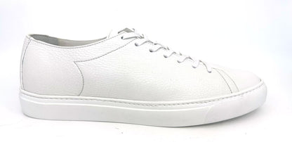 Miguel White Men's Leather Sneakers