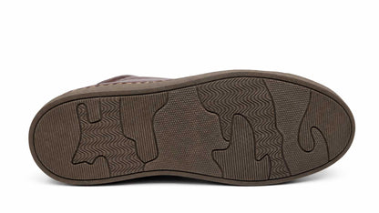 Beniamino Brown High-Top Sneakers