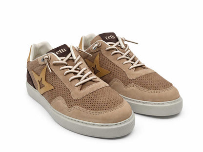 Dario Brown Star Sneakers