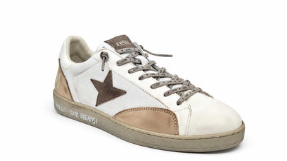 Renato White Star Sneakers