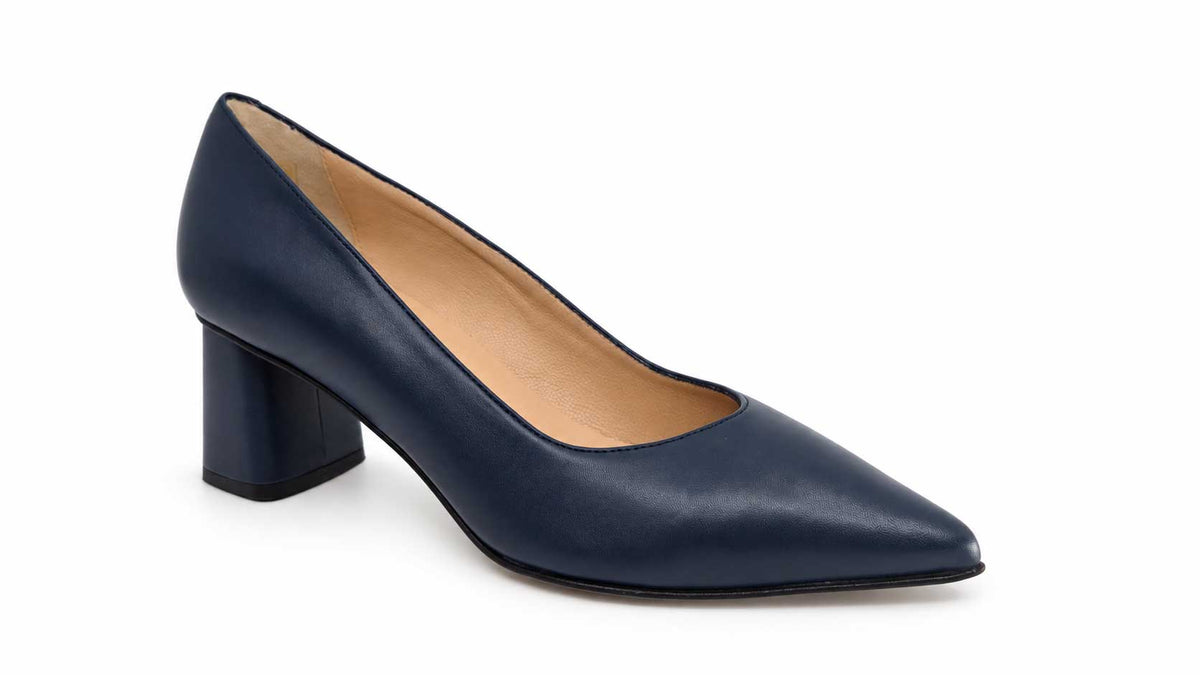 Loredana Navy Court Shoes