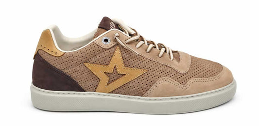 Dario Brown Star Sneakers