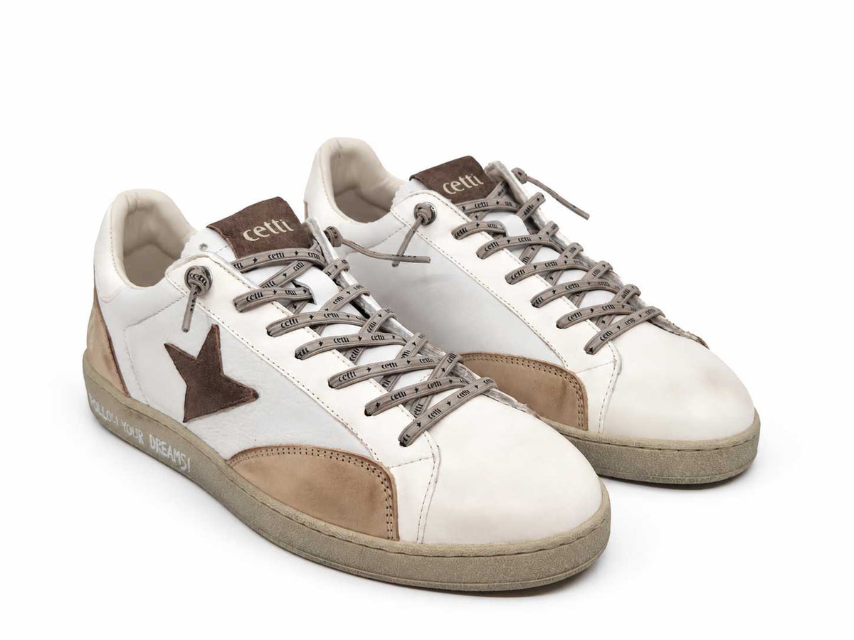 Renato White Star Sneakers