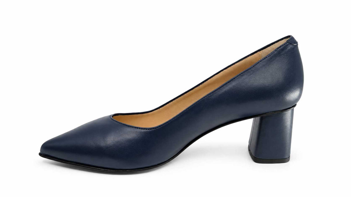 Loredana Navy Court Shoes