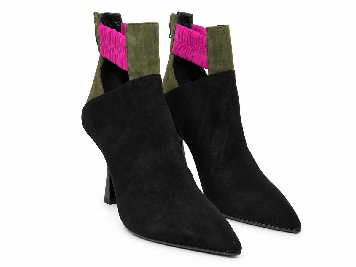 Erminia Black  Ankle Boots