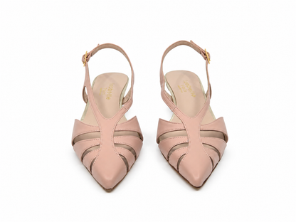 Sophia Blush Pink Slingbacks