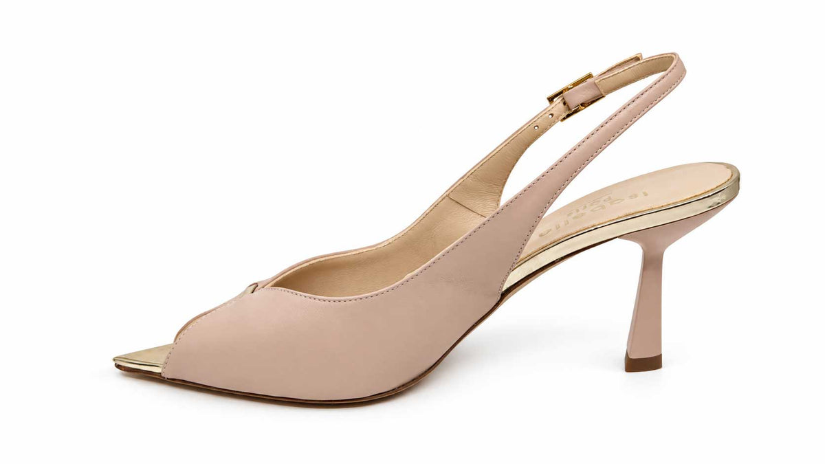 Isabelle Paris Rosalia Nude Slingbacks