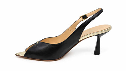 Isabelle Paris Rosalia Black Slingbacks