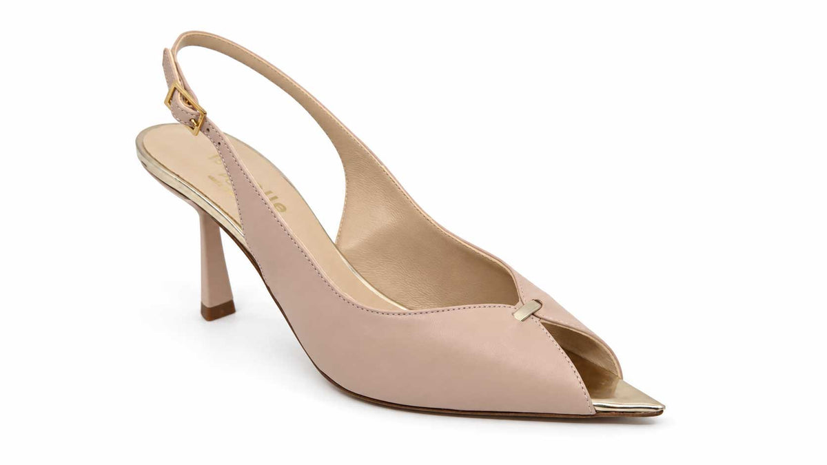 Isabelle Paris Rosalia Nude Slingbacks