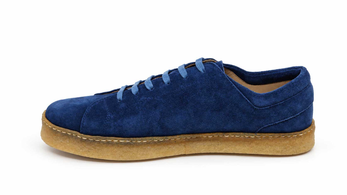 Luca Blue Suede Sneakers