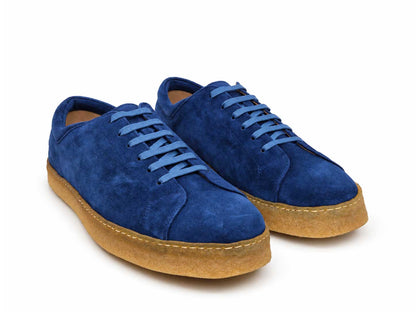 Luca Blue Suede Sneakers