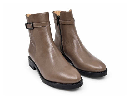 Vittorina Taupe Ankle Boots