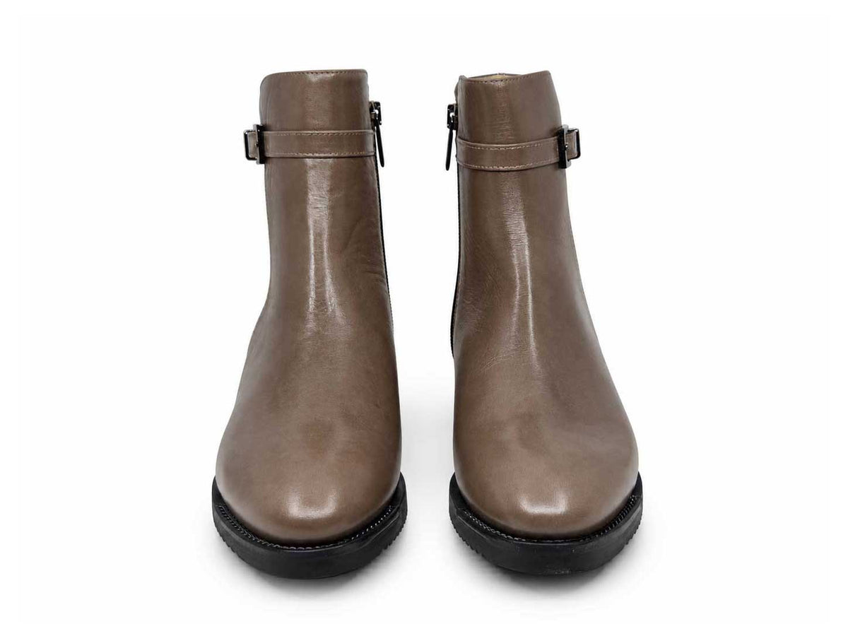 Vittorina Taupe Ankle Boots