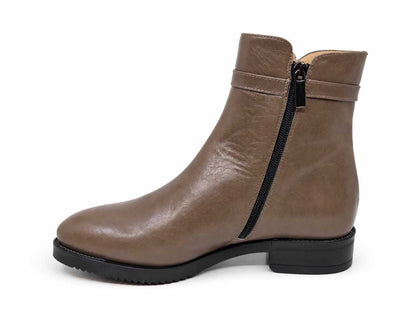 Vittorina Taupe Ankle Boots