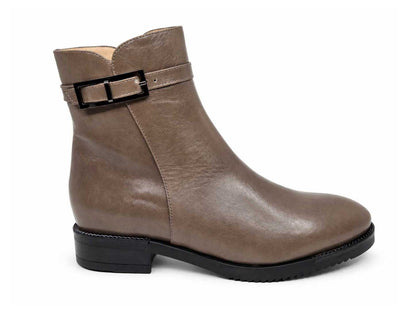 Vittorina Taupe Ankle Boots