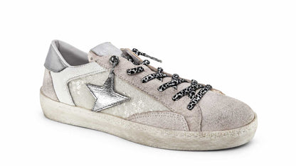 Estella Taupe Sequin Sneakers