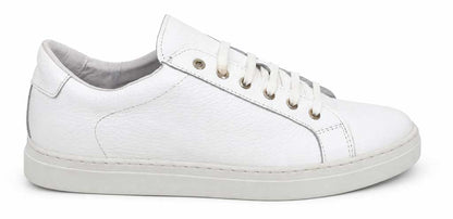 Eric White Leather Sneakers