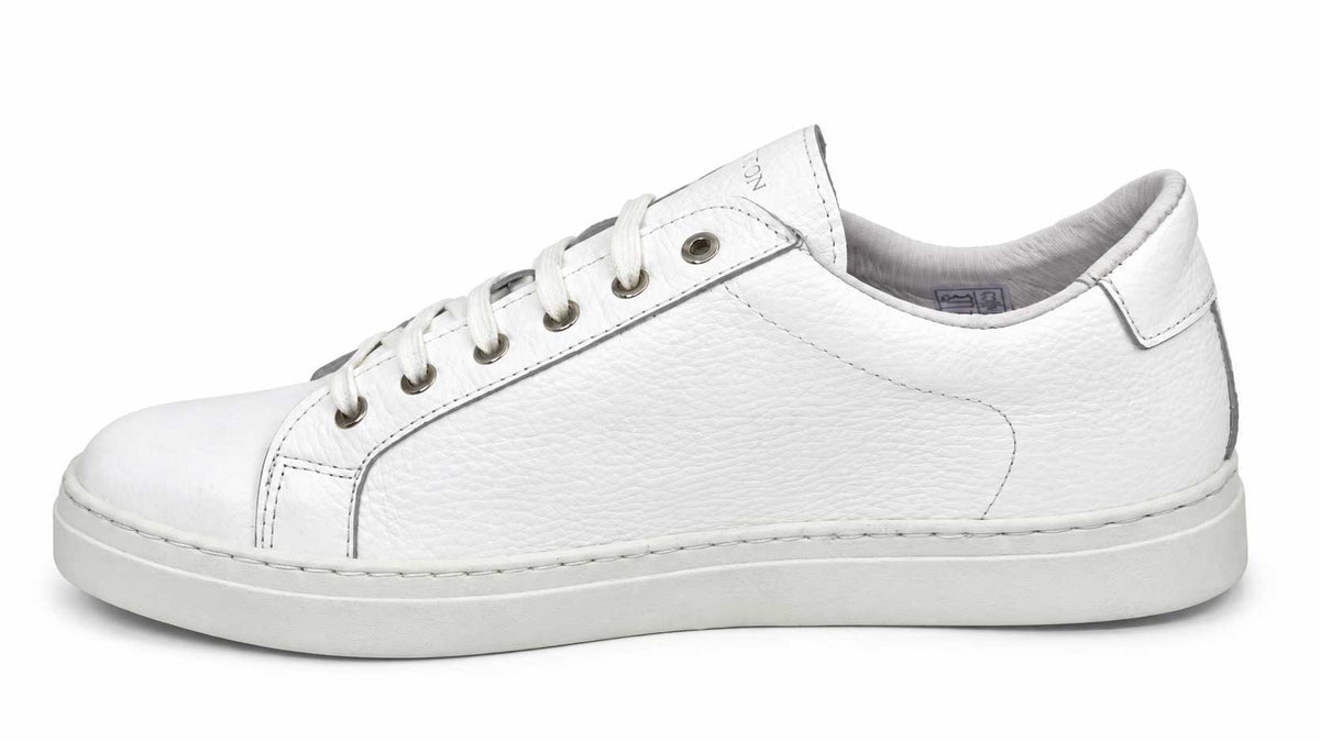 Eric White Leather Sneakers
