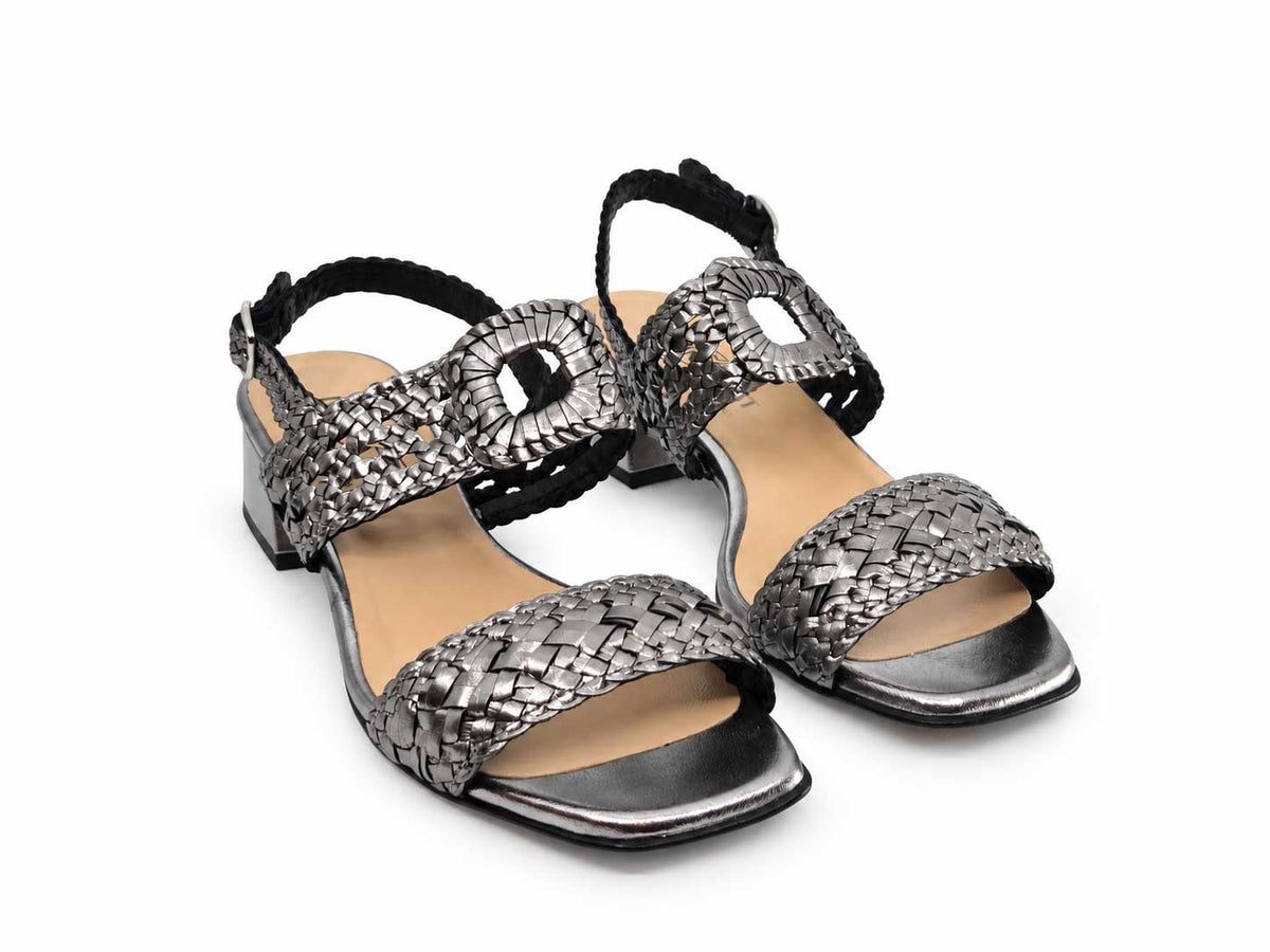 Marielle Pewter Sandals