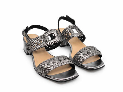 Marielle Pewter Sandals