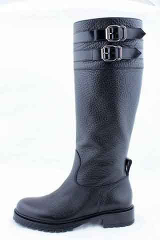 6028A Black Women's Knee High Boots