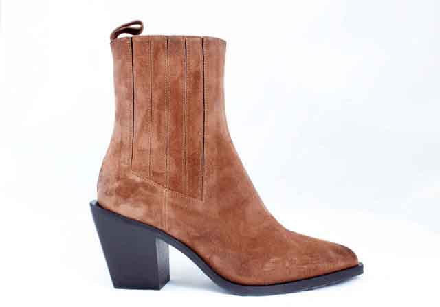 6280 Tan Suede Women's Ankle Boots