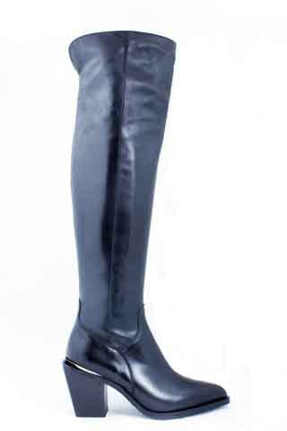 6288 Black Women's Knee High Boots