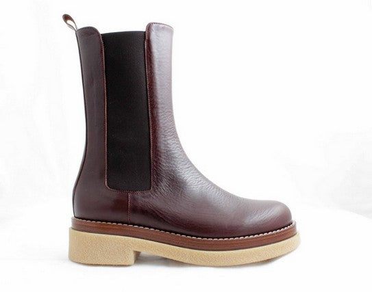 7042 Dark Brown Women's Chelsea Boots