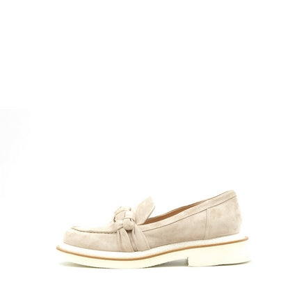 8701 Taupe Suede Women's Loafers