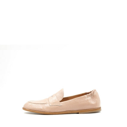 8720 Salmon Pink Women's Leather Loafers