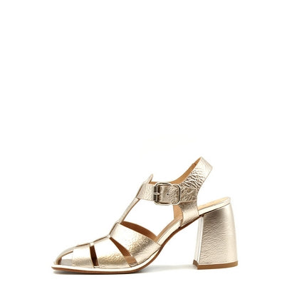 8800G Gold Women's Slingback Sandals