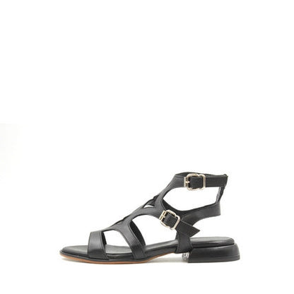 8906 Black Women's Slingback Sandals